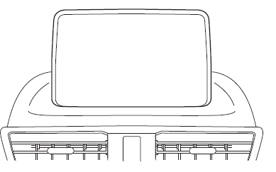 Mazda 3. Touch panel operation