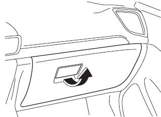 Mazda 3. Glove Compartment