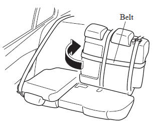 Mazda 3. Mounting the Spare Tire