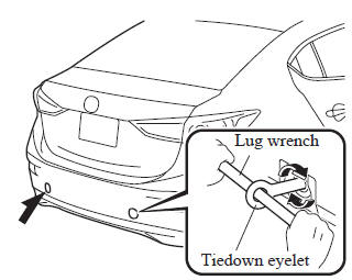 Mazda 3. Tiedown Hooks