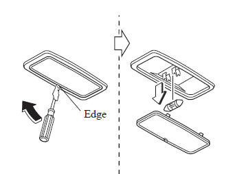 Mazda 3. Overhead lights (Rear)