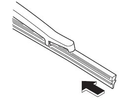 Mazda 3. Replacing Rear Window Wiper Blade 