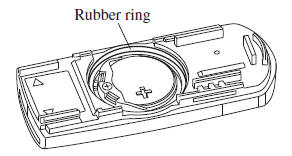 Mazda 3. Replacing the key battery