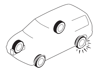 Mazda 3. Changing a Flat Tire