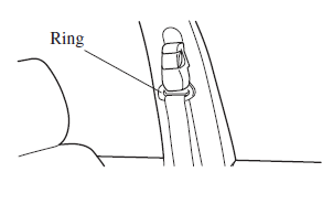 Mazda 3. Seat Belt Precautions