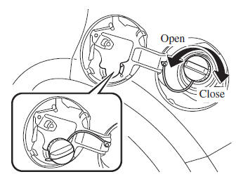 Mazda 3. Fuel-Filler Cap