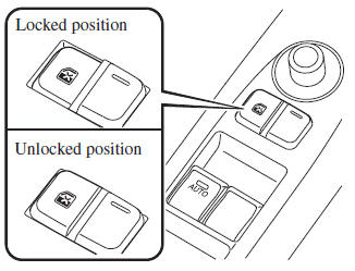 Mazda 3. Power Window Lock Switch