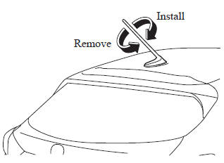 Mazda 3. AM/FM Radio Antenna