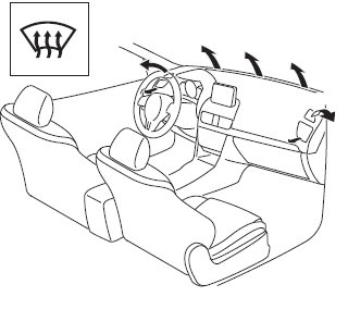 Mazda 3. Defroster Vents