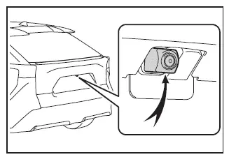 Subaru Solterra rear camera for Advanced Park detection
