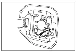 Subaru Solterra charging port lid detection switch location