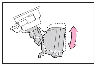 Subaru Solterra digital inner mirror vertical adjustment in optical mode