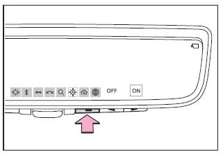 Subaru Solterra optical mirror anti glare settings interface