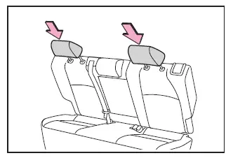 Subaru Solterra rear outer head restraint installation process