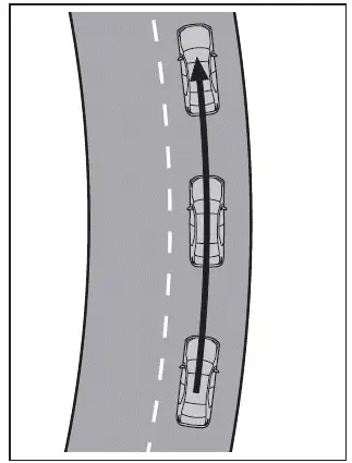 Subaru Solterra lane tracing assist active steering support visualization