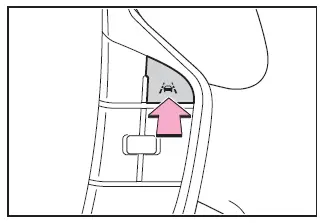 Subaru Solterra LTA system indicator on dashboard
