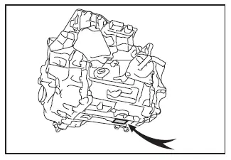 Subaru Solterra front electric motor identification marking location