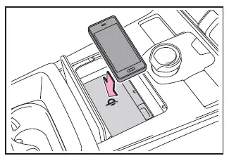 Subaru Solterra wireless charger indicator light charging status demonstration