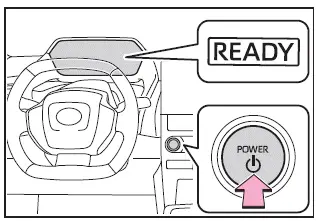 Subaru Solterra READY indicator illuminated on instrument cluster