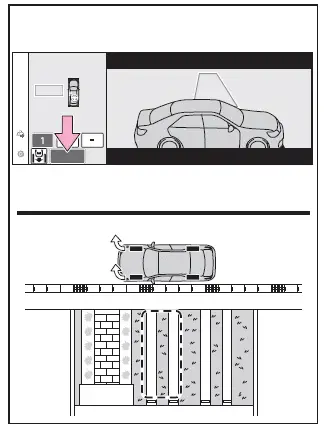 Subaru Solterra parking assist operation in progress