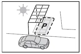 Subaru Solterra parking space surface conditions example