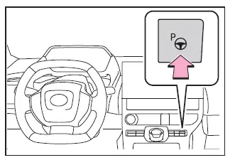 Subaru Solterra remote park status display