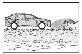 Subaru Solterra parking assist detection limitations near curbs and uneven terrain