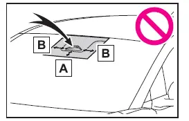 Subaru Solterra front camera windshield clearance area dimensions