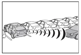 Subaru Solterra reversing with approaching vehicle from side and delayed braking response