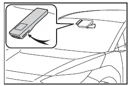 Subaru Solterra rain sensor location on windshield